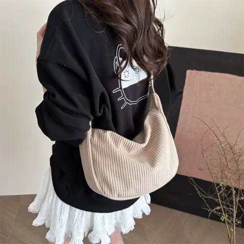 Bolsa romântica de grande capacidade em meia-lua (estilo japonês) Carteiras e Bolsas - nacloset 5 Bolsa romântica de grande capacidade em meia-lua (estilo japonês) Carteiras e Bolsas - nacloset 5