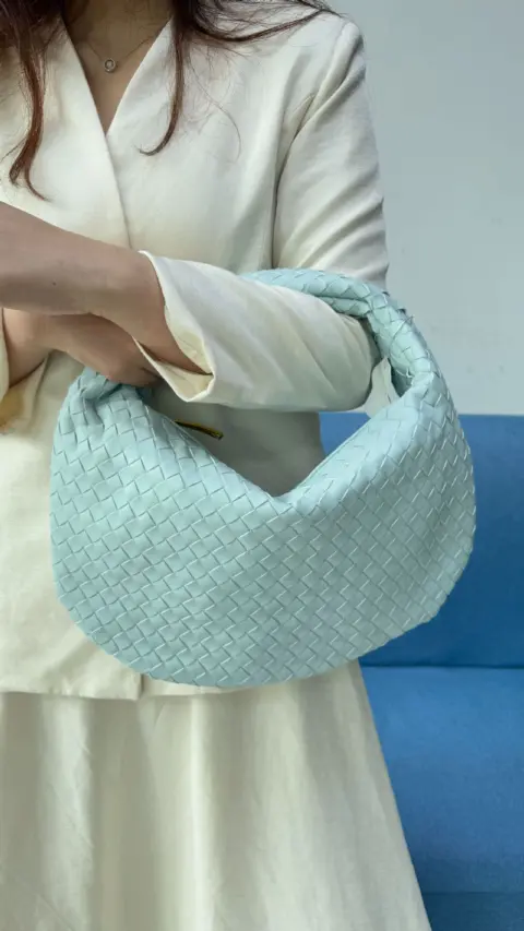 Bolsa feminina grande de tecido trançado (grande capacidade) Carteiras e Bolsas - nacloset 10