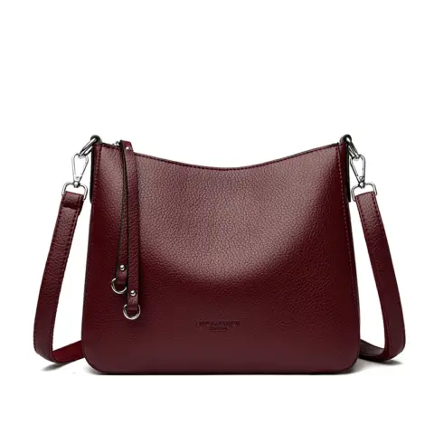 Genuine, elegant and versatile leather cross-sectional bag NAcloset 7 Genuine, elegant and versatile leather cross-sectional bag NAcloset 7
