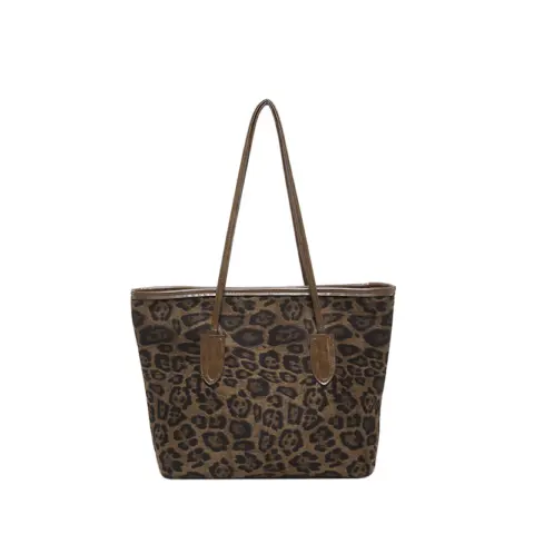 Bolsa de ombro e de mão em couro PU com estampa de leopardo Carteiras e Bolsas - nacloset 7