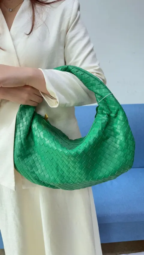 Bolsa feminina grande de tecido trançado (grande capacidade) Carteiras e Bolsas - nacloset 27