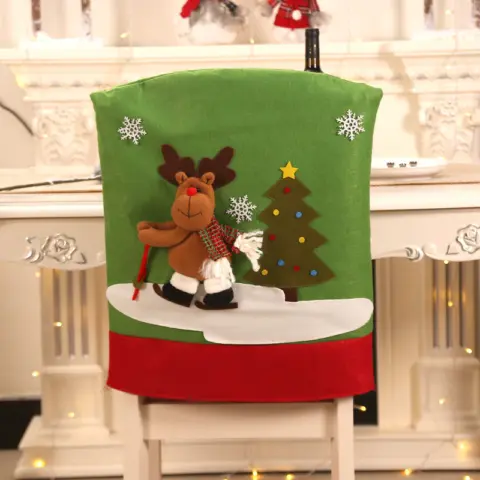 Christmas Covers for Chairs Decorations and Christmas Articles - NAcloset 8 Christmas Covers for Chairs Decorations and Christmas Articles - NAcloset 8
