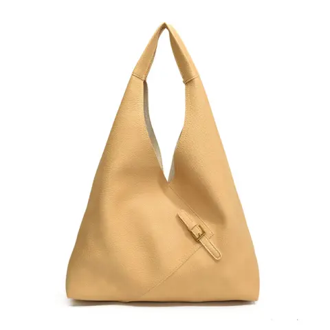 Bolsa de couro macio de cor sólida para usar ao ombro Carteiras e Bolsas - nacloset 8