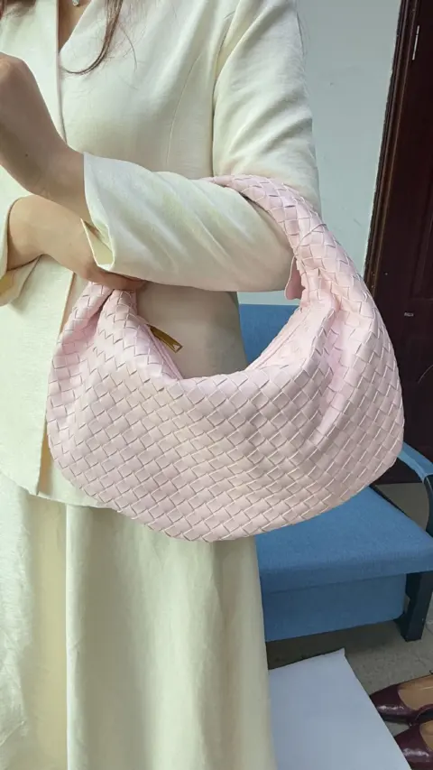 Bolsa feminina grande de tecido trançado (grande capacidade) Carteiras e Bolsas - nacloset 7