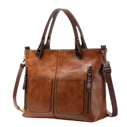 Bolsa de ombro feminina estilo europeu, americano e retro (grande capacidade) Carteiras e Bolsas - nacloset Bolsa de ombro feminina estilo europeu, americano e retro (grande capacidade) Carteiras e Bolsas - nacloset