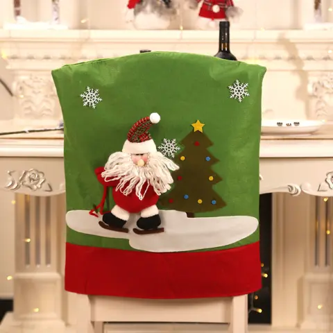 Christmas Covers for Chairs Decorations and Christmas Articles - NAcloset 6 Christmas Covers for Chairs Decorations and Christmas Articles - NAcloset 6