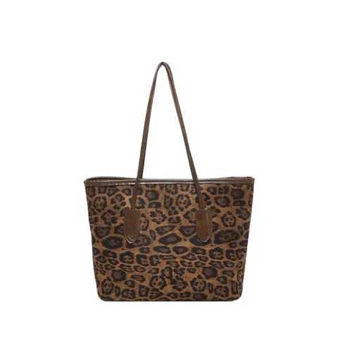 Bolsa de ombro e de mão em couro PU com estampa de leopardo Carteiras e Bolsas - nacloset 8