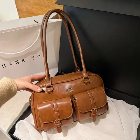 Bolsa de ombro retro estilo coreano moderna e casual Carteiras e Bolsas - nacloset 6 Bolsa de ombro retro estilo coreano moderna e casual Carteiras e Bolsas - nacloset 6