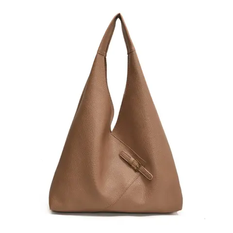 Bolsa de couro macio de cor sólida para usar ao ombro Carteiras e Bolsas - nacloset 7