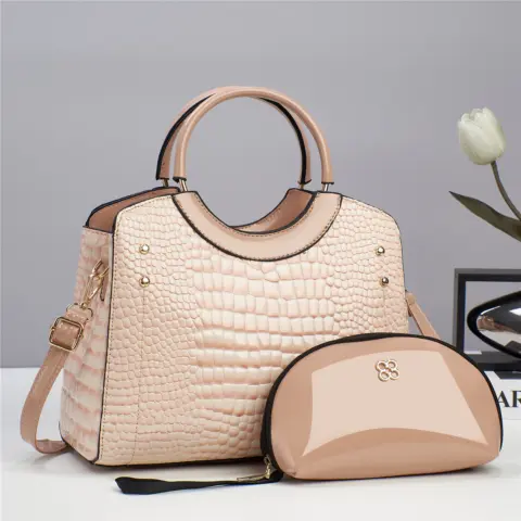Bolsa de mão com estampa de cobra (2 peças) Carteiras e Bolsas - nacloset 3 Bolsa de mão com estampa de cobra (2 peças) Carteiras e Bolsas - nacloset 3