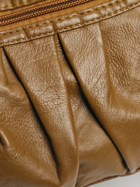 Bolsa de ombro ajustável com franzido em couro PU Carteiras e Bolsas - nacloset 8