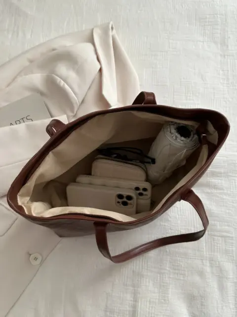 Medium Leather Shoulder Bag PU Cards and Bags - NAcloset 12