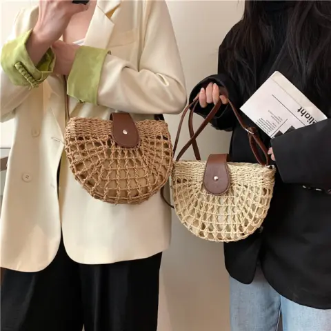 Straw bag braided female Wallets and Bags - NAcloset 5 Straw bag braided female Wallets and Bags - NAcloset 5