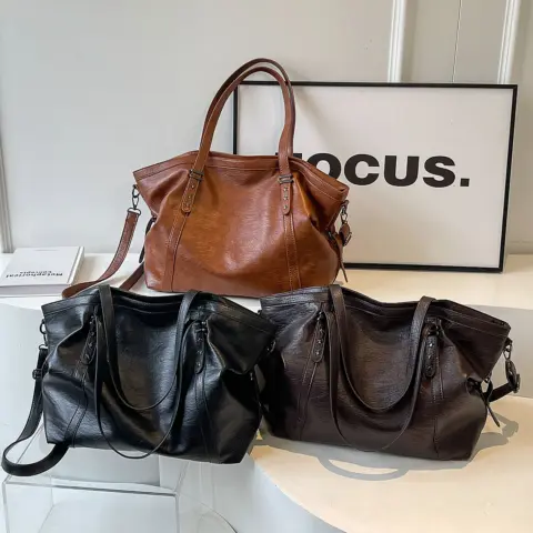 Bolsa transversal feminina de couro macio vintage (grande capacidade) Carteiras e Bolsas - nacloset 5