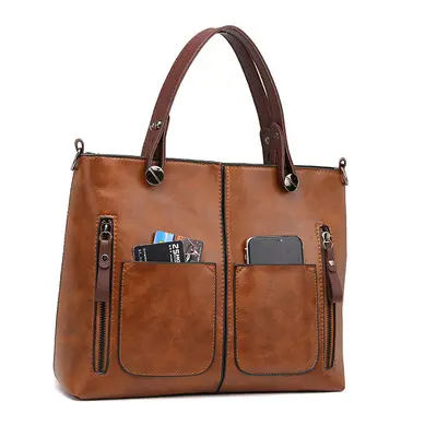 Bolsa de ombro feminina estilo europeu, americano e retro (grande capacidade) Carteiras e Bolsas - nacloset 9 Bolsa de ombro feminina estilo europeu, americano e retro (grande capacidade) Carteiras e Bolsas - nacloset 9