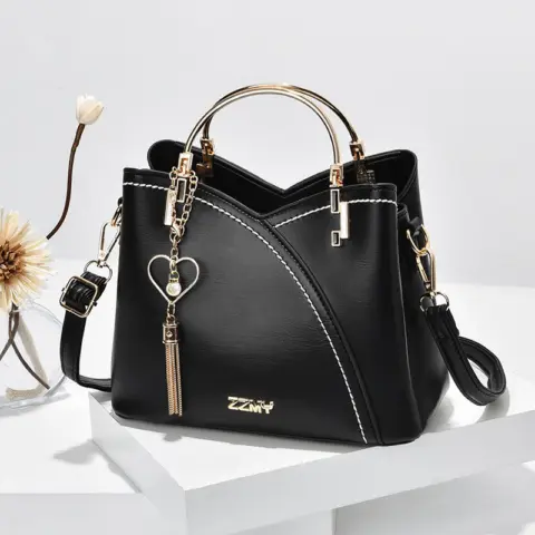 Bolsa feminina moderna estilo coreano com blocos de cores (grande capacidade) Carteiras e Bolsas - nacloset 3