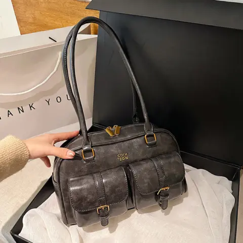 Bolsa de ombro retro estilo coreano moderna e casual Carteiras e Bolsas - nacloset 8 Bolsa de ombro retro estilo coreano moderna e casual Carteiras e Bolsas - nacloset 8