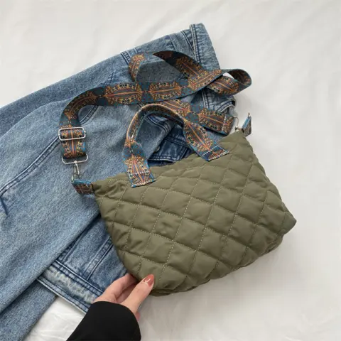 Korean style padded simple transverse shoulder bag Wallets and Bags - NAcloset 6