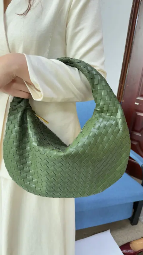 Bolsa feminina grande de tecido trançado (grande capacidade) Carteiras e Bolsas - nacloset 20