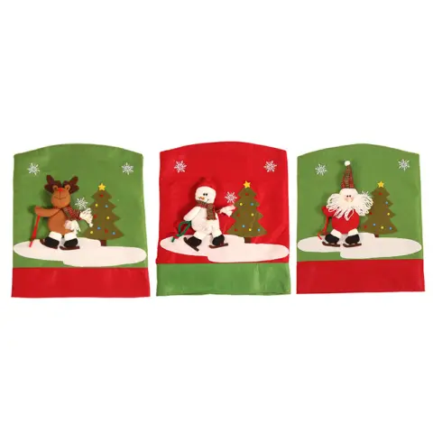 Christmas Covers for Chairs Decorations and Christmas Articles - NAcloset 5 Christmas Covers for Chairs Decorations and Christmas Articles - NAcloset 5