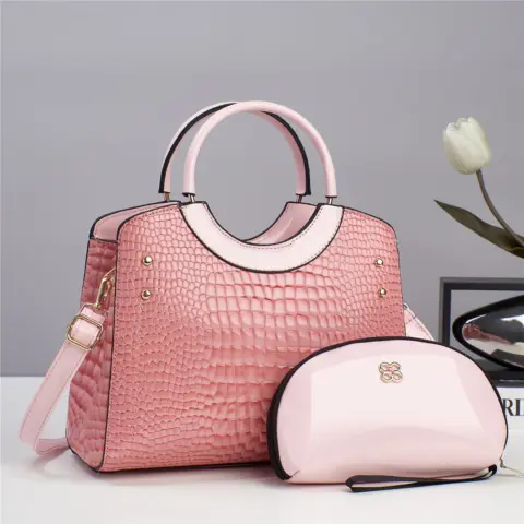 Bolsa de mão com estampa de cobra (2 peças) Carteiras e Bolsas - nacloset 7