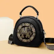 Bolsa feminina multicamadas de grande capacidade (estilo vintage) Carteiras e Bolsas - nacloset