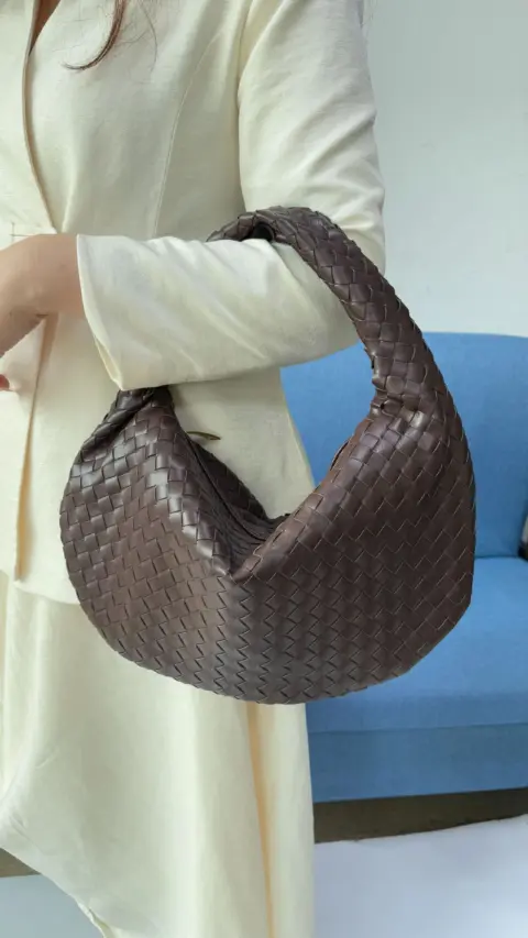 Bolsa feminina grande de tecido trançado (grande capacidade) Carteiras e Bolsas - nacloset 19