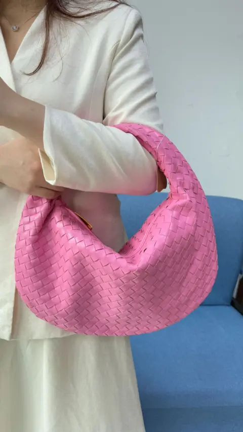 Bolsa feminina grande de tecido trançado (grande capacidade) Carteiras e Bolsas - nacloset 17