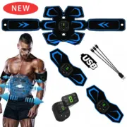 Electric Rechargeable Abdominal Muscle Stimulator Belt Electrostimulators - NAcloset