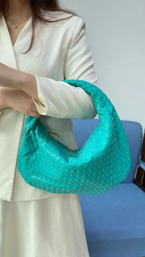 Bolsa feminina grande de tecido trançado (grande capacidade) Carteiras e Bolsas - nacloset 28