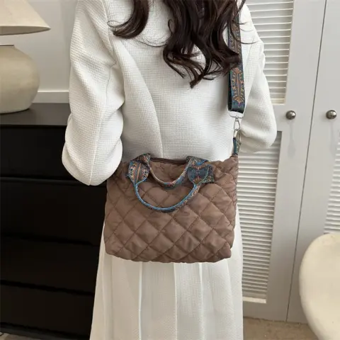 Korean style padded simple transverse shoulder bag Wallets and Bags - NAcloset 4