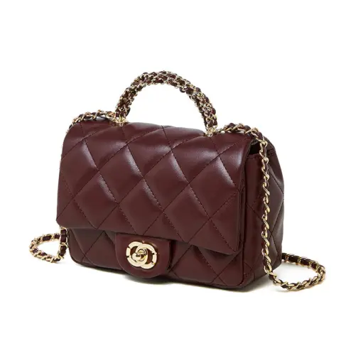 Bolsa de mão acolchoada em Couro Genuíno Carteiras e Bolsas - nacloset 7