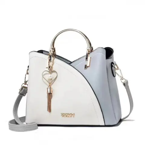 Bolsa de ombro grande com blocos de cores e design transversal Carteiras e Bolsas - nacloset 9