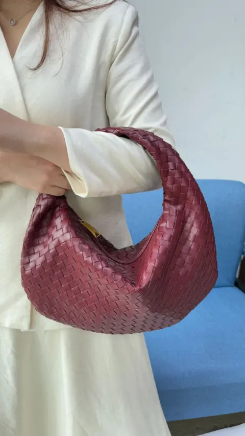 Bolsa feminina grande de tecido trançado (grande capacidade) Carteiras e Bolsas - nacloset 21