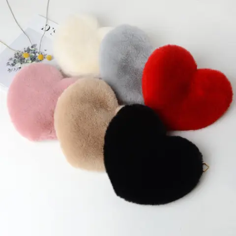 Bolsa feminina moderna com estampa de coração Carteiras e Bolsas - nacloset 6