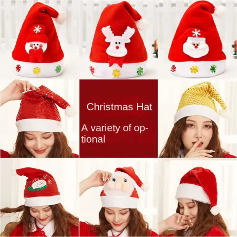 Children's and Adult Christmas Hat Decorations and Christmas Articles - NAcloset 4