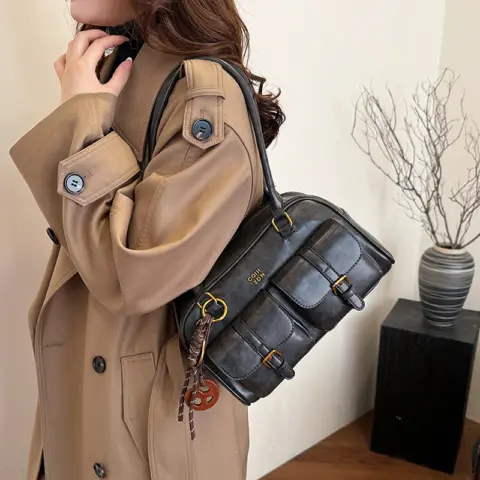Bolsa de ombro retro estilo coreano moderna e casual Carteiras e Bolsas - nacloset 3 Bolsa de ombro retro estilo coreano moderna e casual Carteiras e Bolsas - nacloset 3