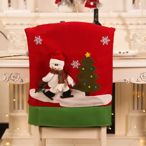 Christmas Covers for Chairs Decorations and Christmas Articles - NAcloset 7 Christmas Covers for Chairs Decorations and Christmas Articles - NAcloset 7