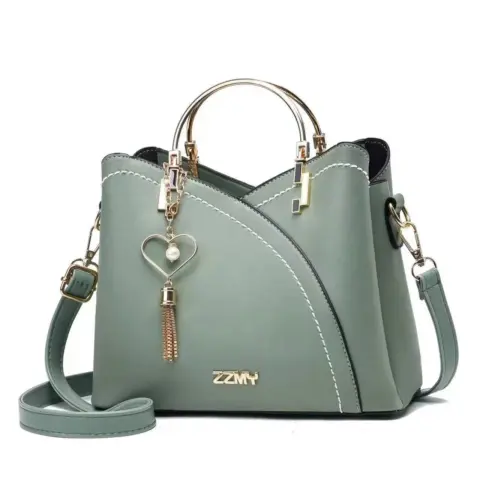 Bolsa feminina moderna estilo coreano com blocos de cores (grande capacidade) Carteiras e Bolsas - nacloset 15