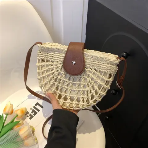 Straw bag braided female Wallets and Bags - NAcloset 6
