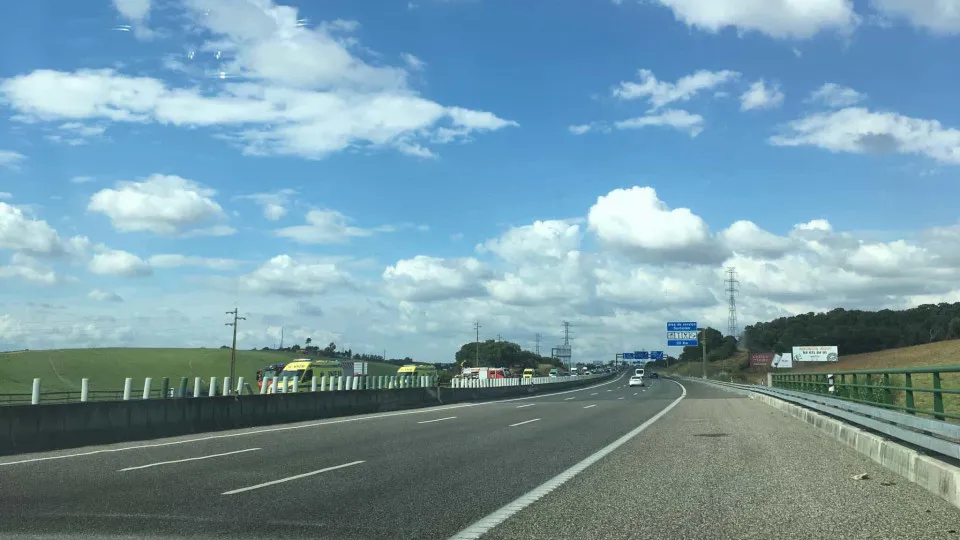 Despiste corta A1 entre Soure e Condeixa-a-Nova no sentido sul-norte