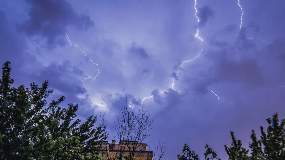 Six districts under yellow warning with thunder forecast