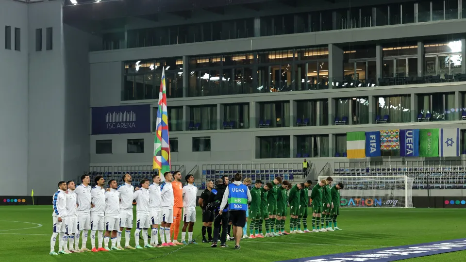 Jogadores israelitas vão usar braçadeira negra frente à Irlanda