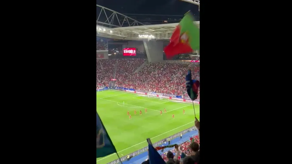 Bandeiras no ar (e não só). Dragão festejou golaço de Cancelo desta forma