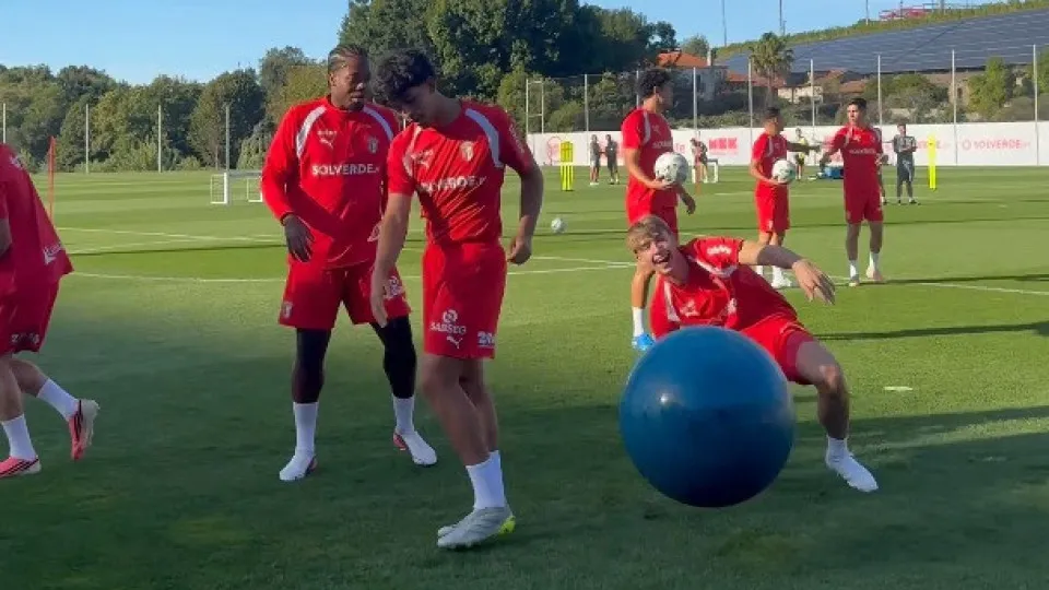 O peculiar exercício do Sp. Braga para preparar duelo com o Sporting