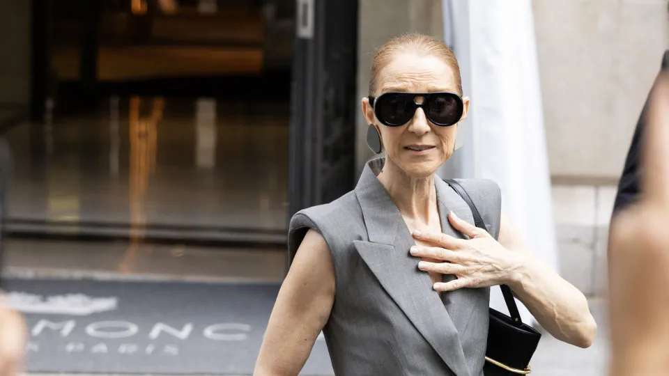 Céline Dion escorrega em palco, mas não interrompe o espetáculo
