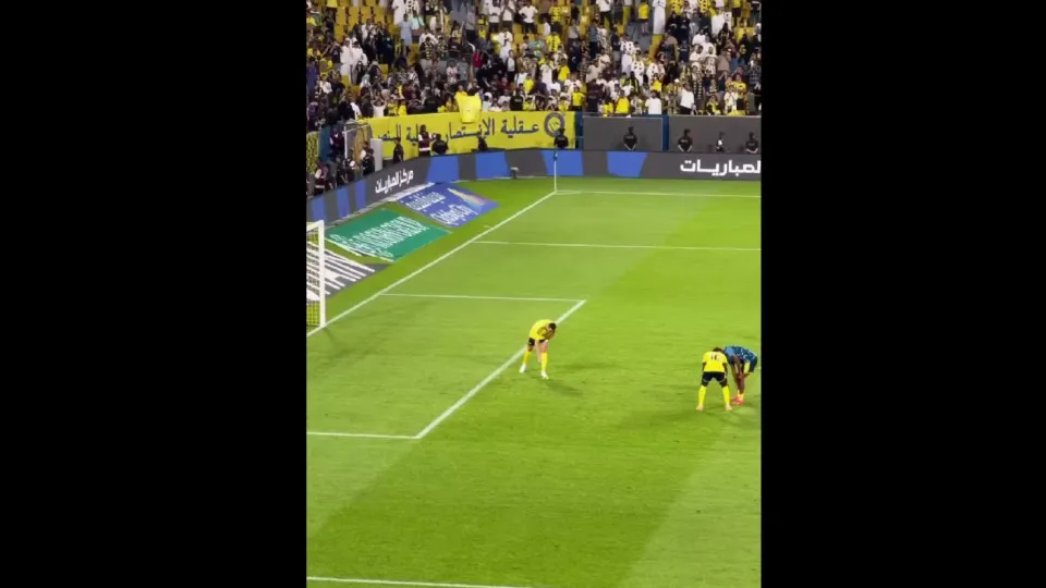 Cristiano Ronaldo's gesture after Al Nassr's victory