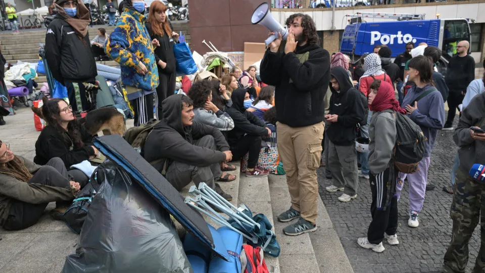 Camp in the square
