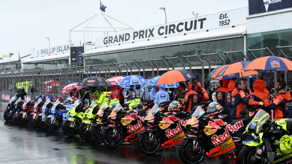 MotoGP cancela corridas na Austrália devido ao mau tempo