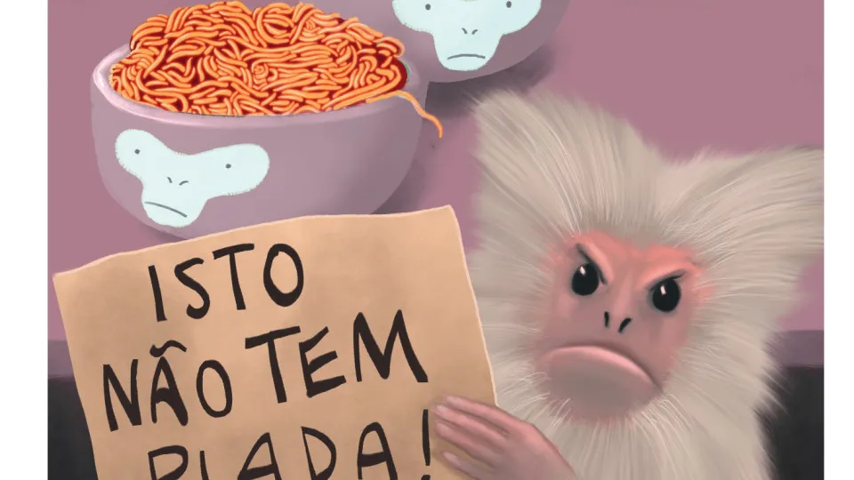 Miolos de macaco. Nova receita bizarra de